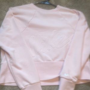 nike sweater size xs pink